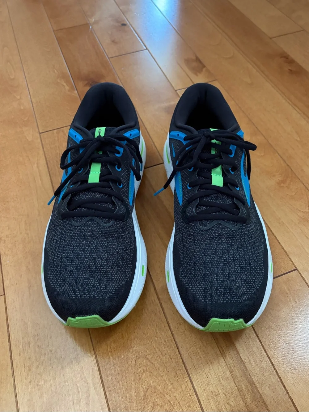 Brooks Ghost Max SE Men’s Walking Running Shoes Black Atomic Blue Size 12
